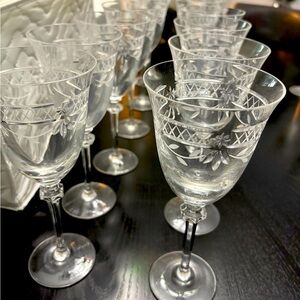 Royal Doulton Water Goblets Wellesley Set of 12